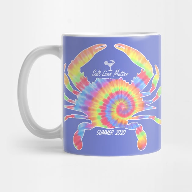 Tie Dye Crab Salt Lives Matter Social Distancing Summer 2020 by TeeCreations